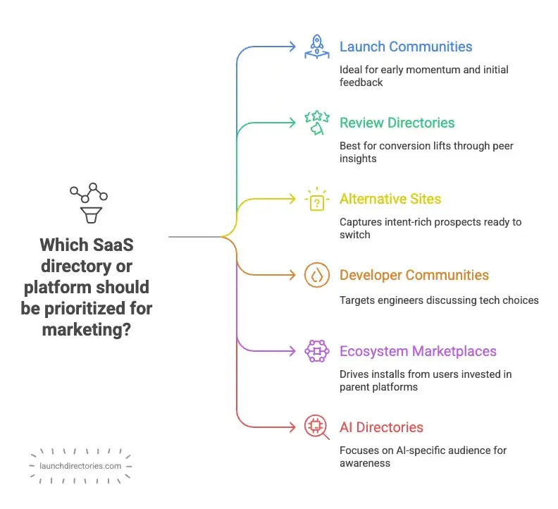 how to launch your starup on directories