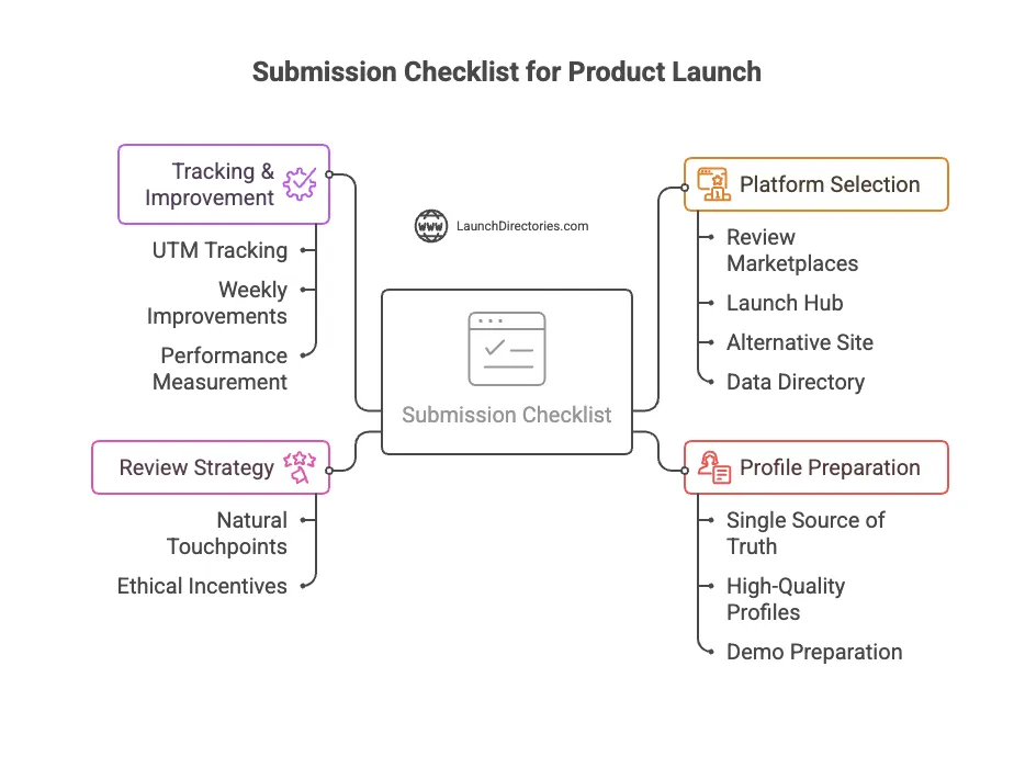 Submission Checklist for Product Launch