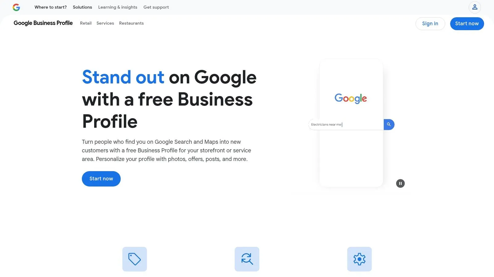 Google business profile