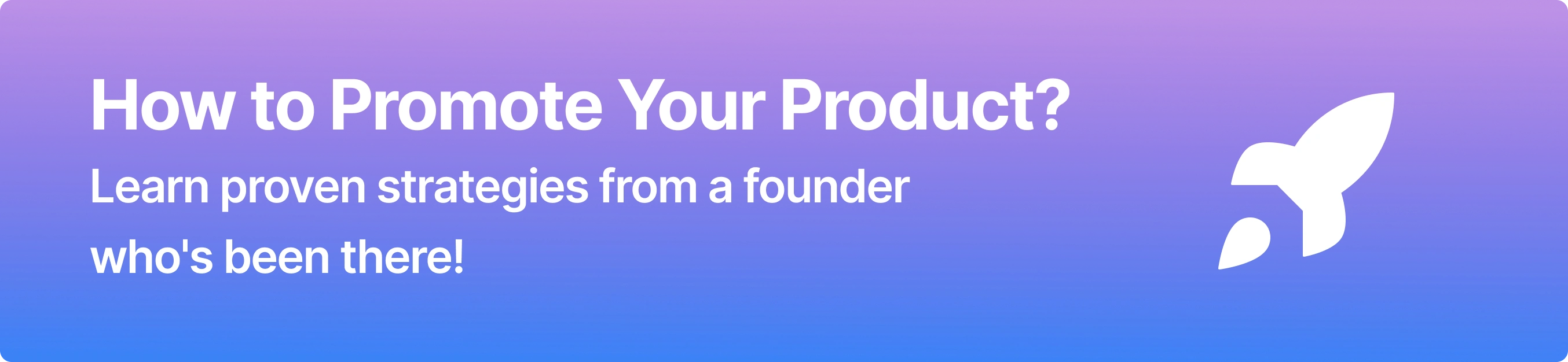 how to promote your product