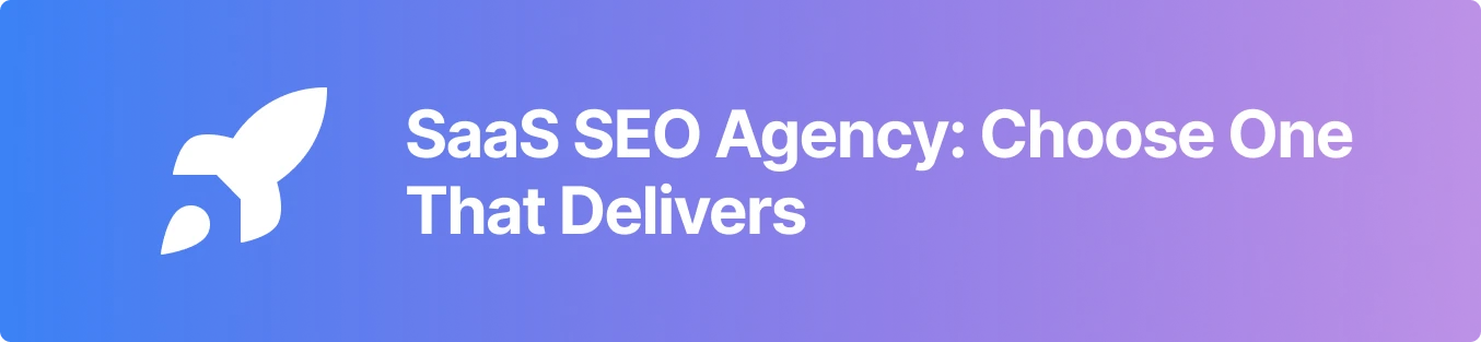 Saas Seo Agency Choose One That Delivers
