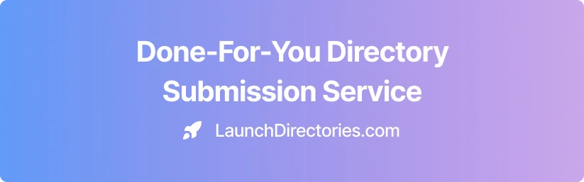 Done For You Directory Submission Service
