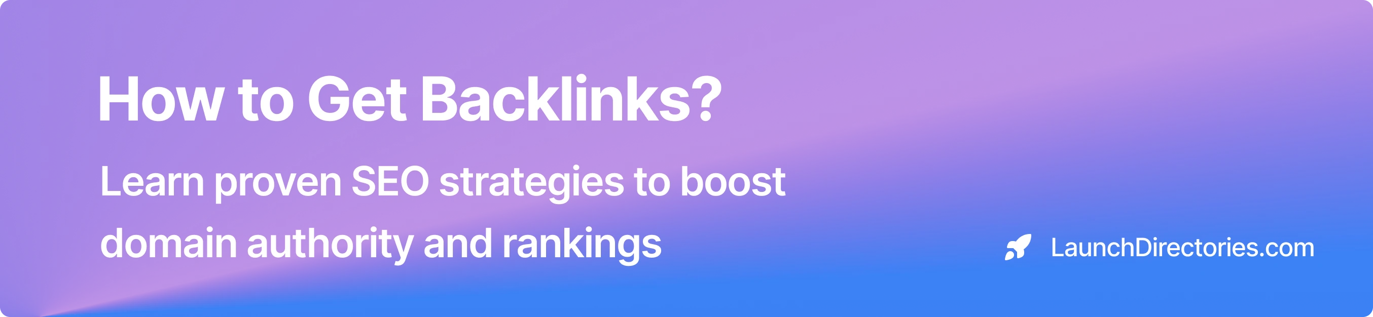 How To Get Backlinks