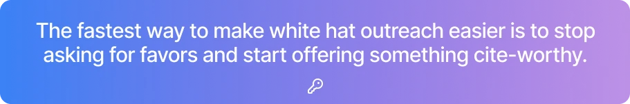 Offer Something Cite Worthy.