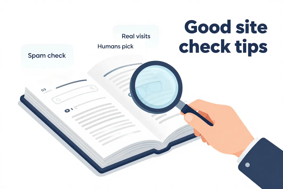 Good site check tips