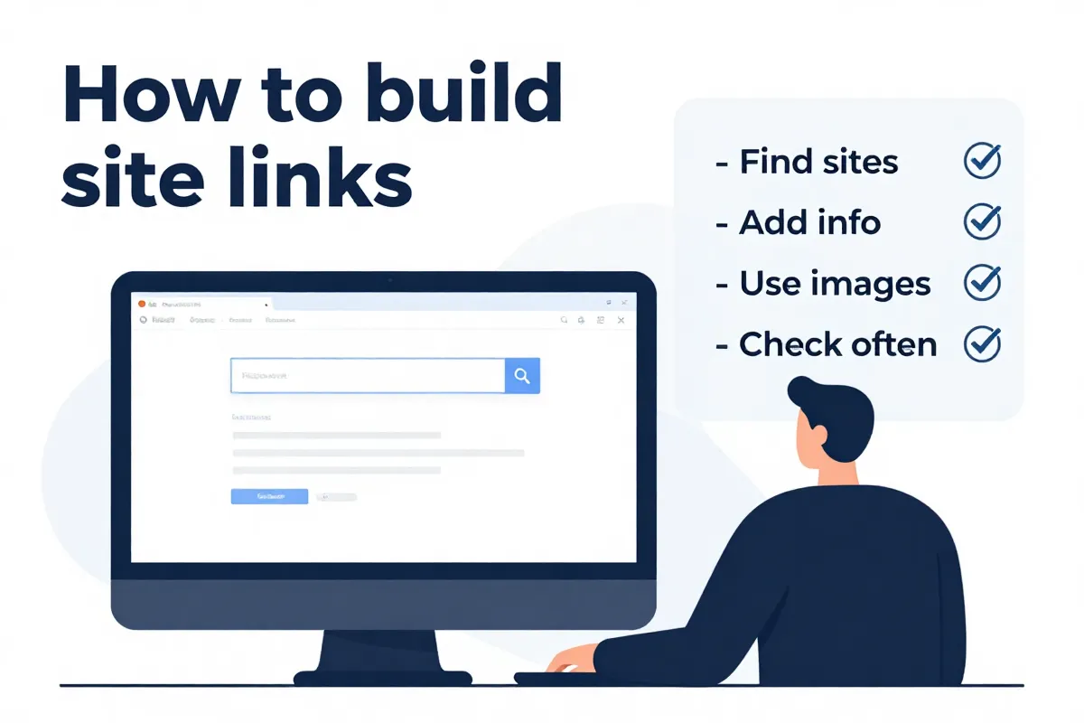 How to build site links