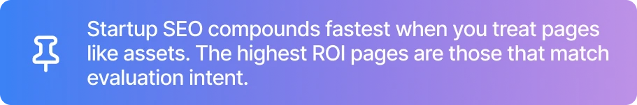 The Highest Roi Pages Are Those That Match Evaluation Intent.