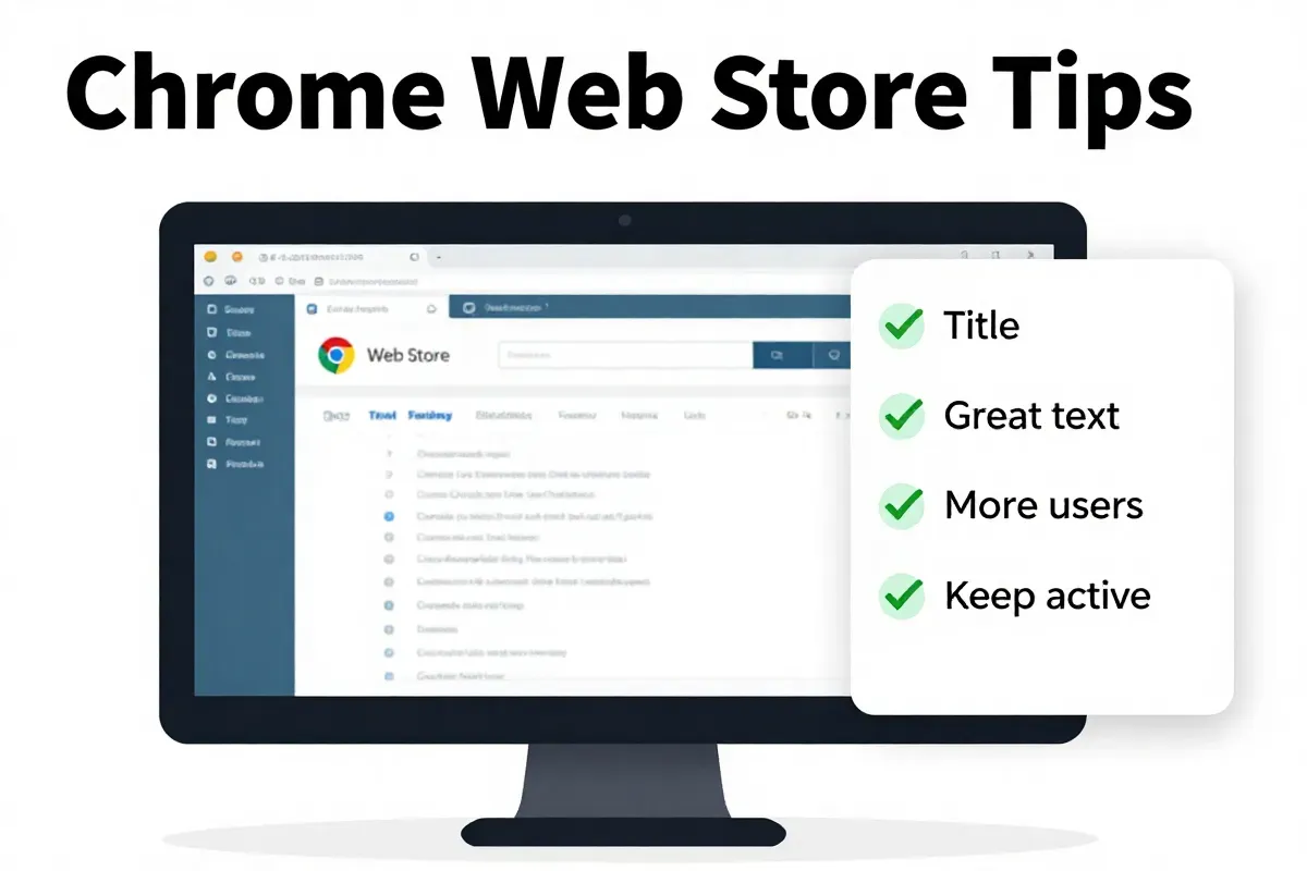 Chrome Web Store SEO optimization steps