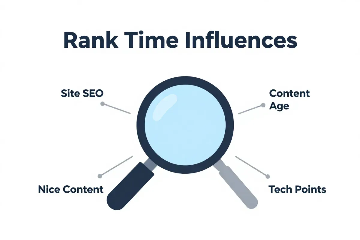 Factors that influence your ranking timeline
