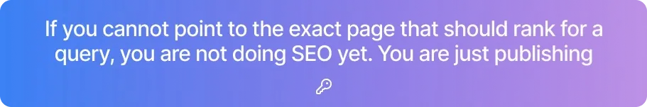 Point To The Exact Page That Should Rank For A Query