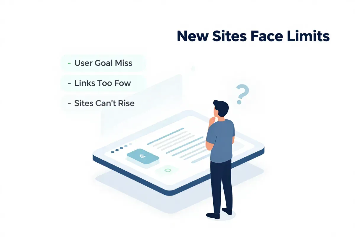 Why new websites struggle with authority