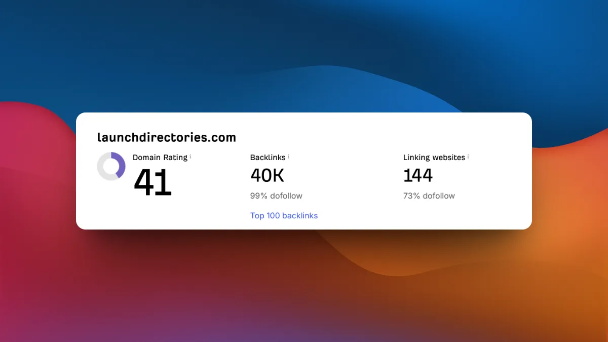 LaunchDirectories domain rating